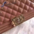 Chanel le boy bag beige patent leather